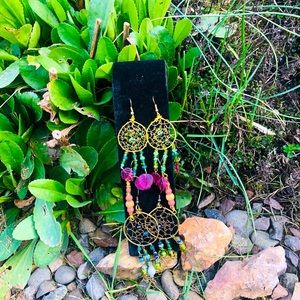 Dream catcher earrings